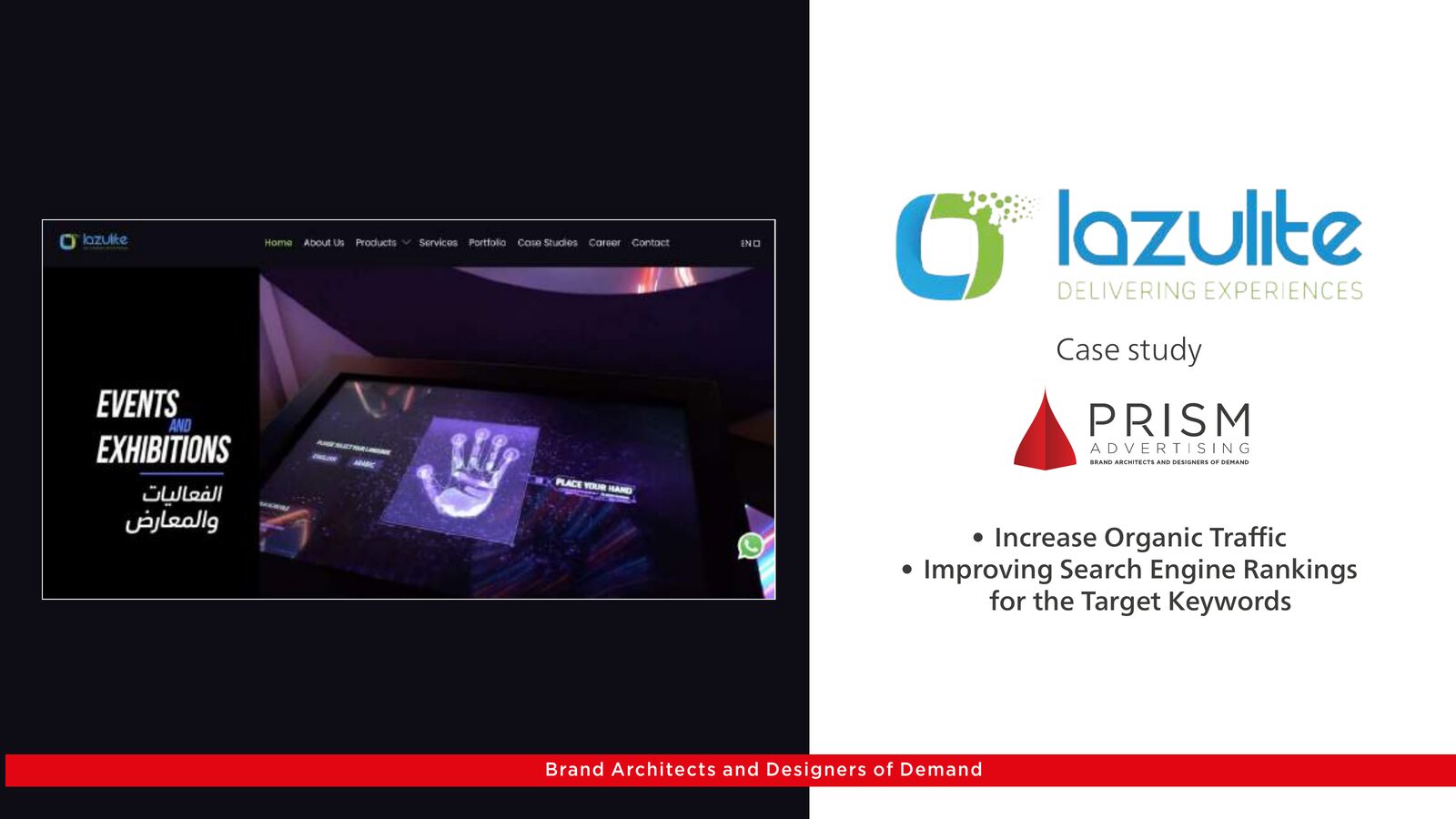 Lazulite: SEO & Organic Growth, work by Prism Advertising for Lazulite