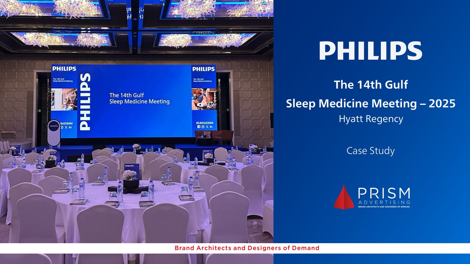 The 14th Gulf Sleep Medicine Meeting 2025, work by Prism Advertising for Philips