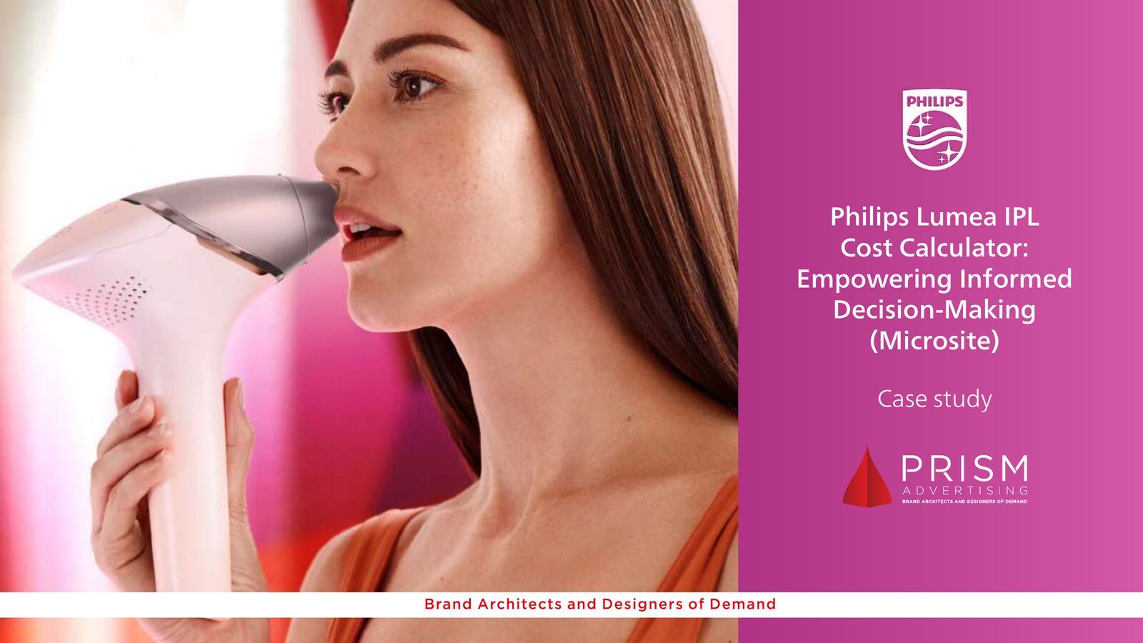 Philips Lumea IPL Cost Calculator, work by Prism Advertising for Philips