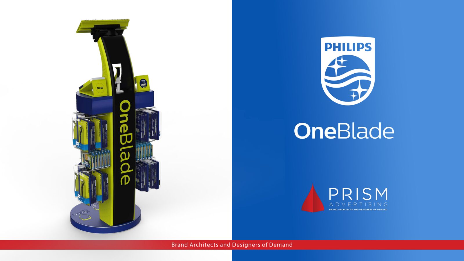 Philips OneBlade, work by Prism Advertising for Philips